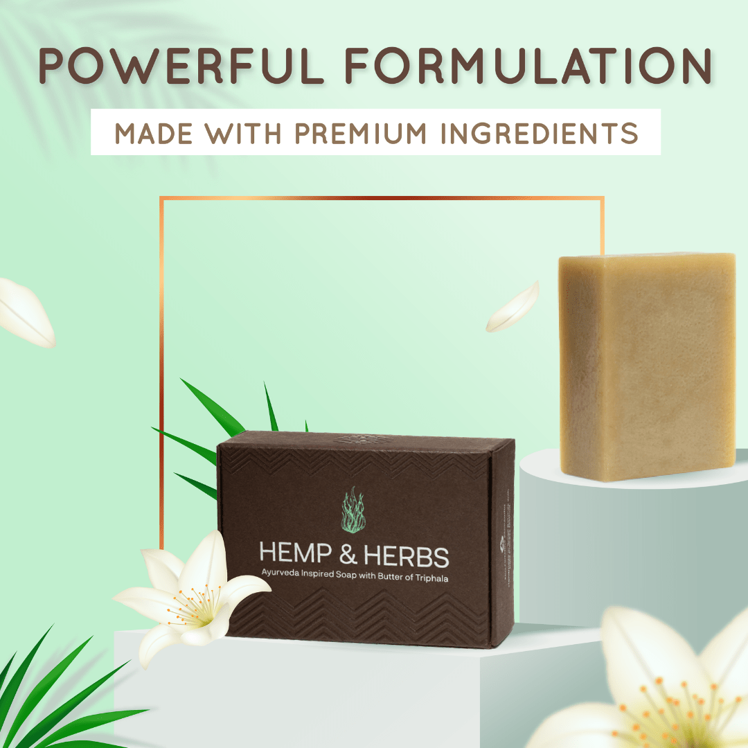 HEMP & HERBS SOAP (Pack of 2)