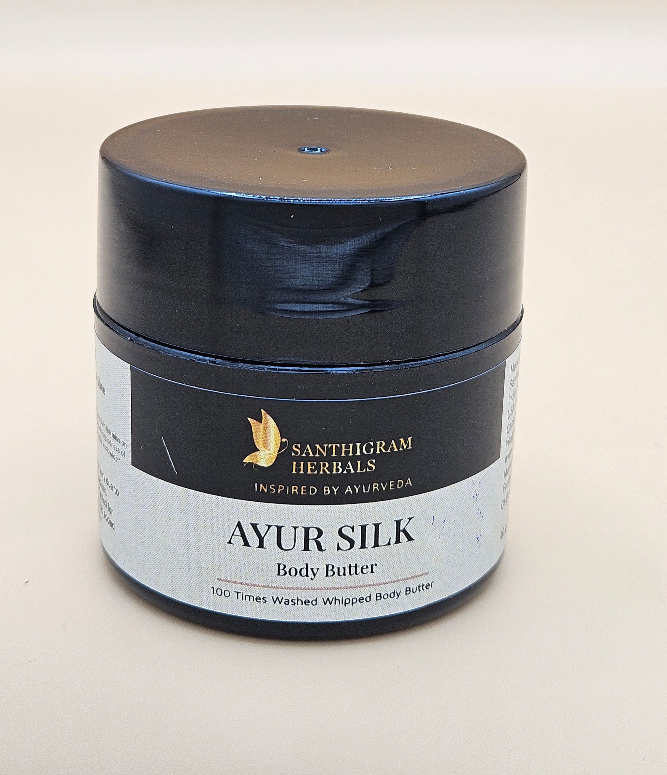 Ayur Silk Body Butter – 100 Times Washed Whipped Body Butter, 40g