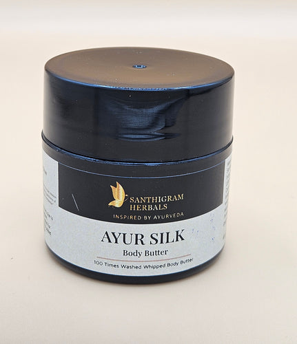 Ayur Silk Body Butter – 100 Times Washed Whipped Body Butter, 40g