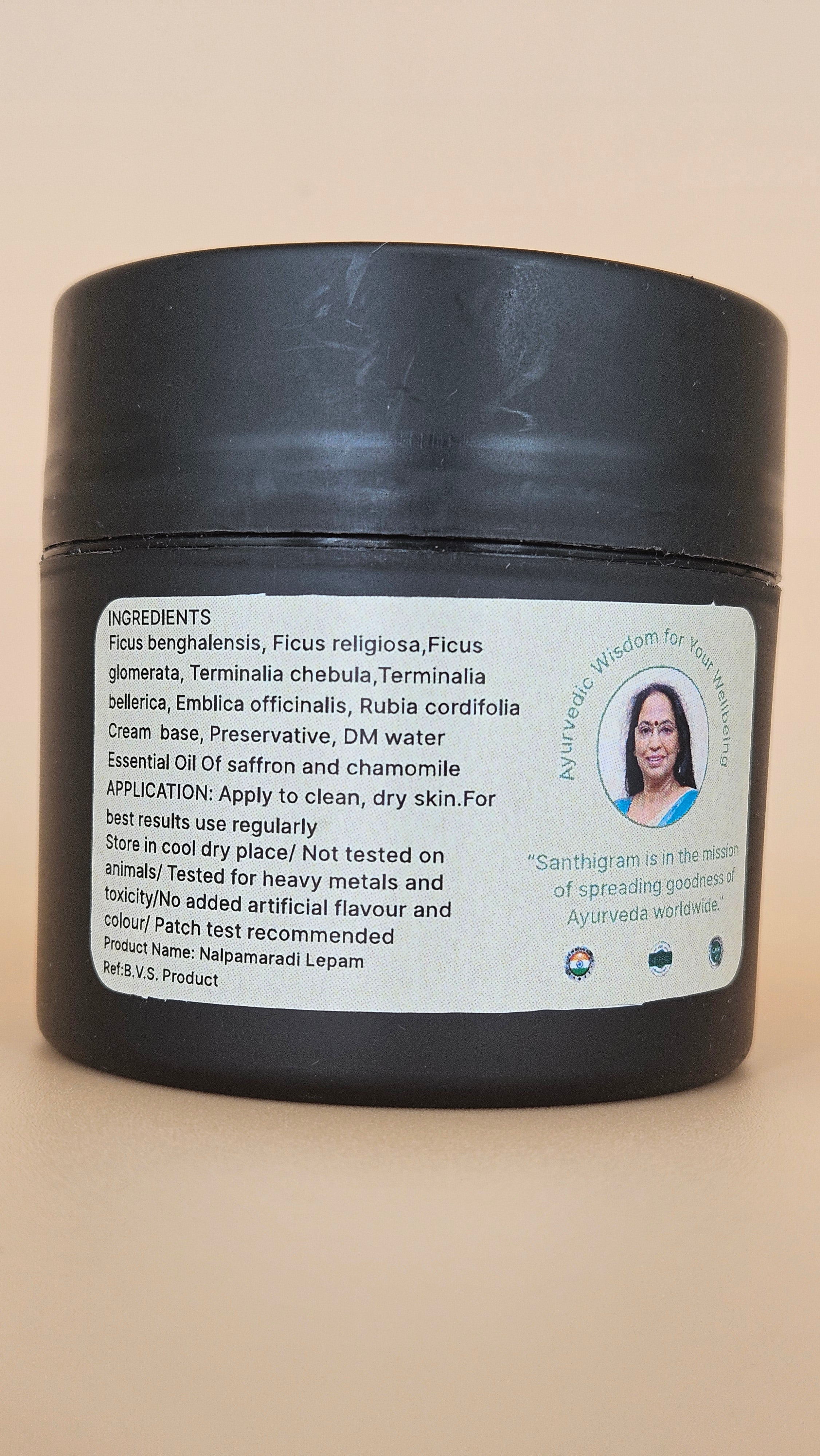 Everyday Ayurveda Face Cream — Nalpamaradi Lepam | Santhigram Herbals, 100g