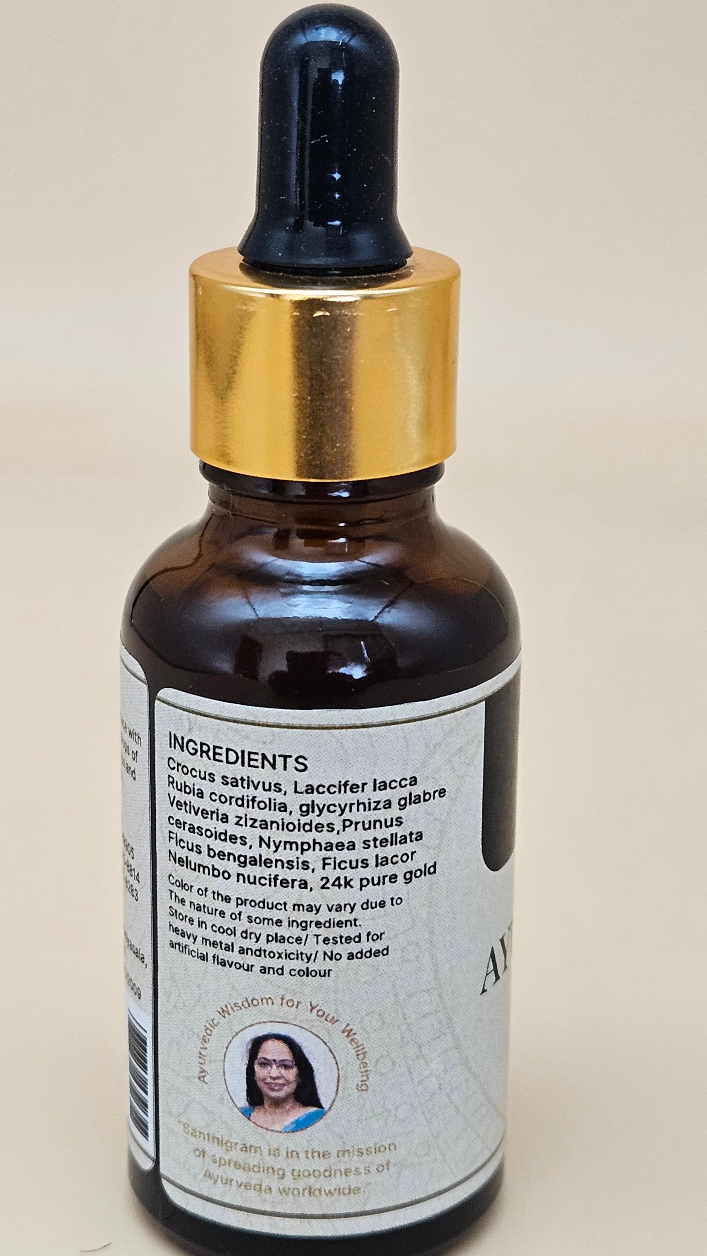 Ayur Gold 24K Kumkumadi Serum – Ayurvedic Radiance Face Oil, 30ml