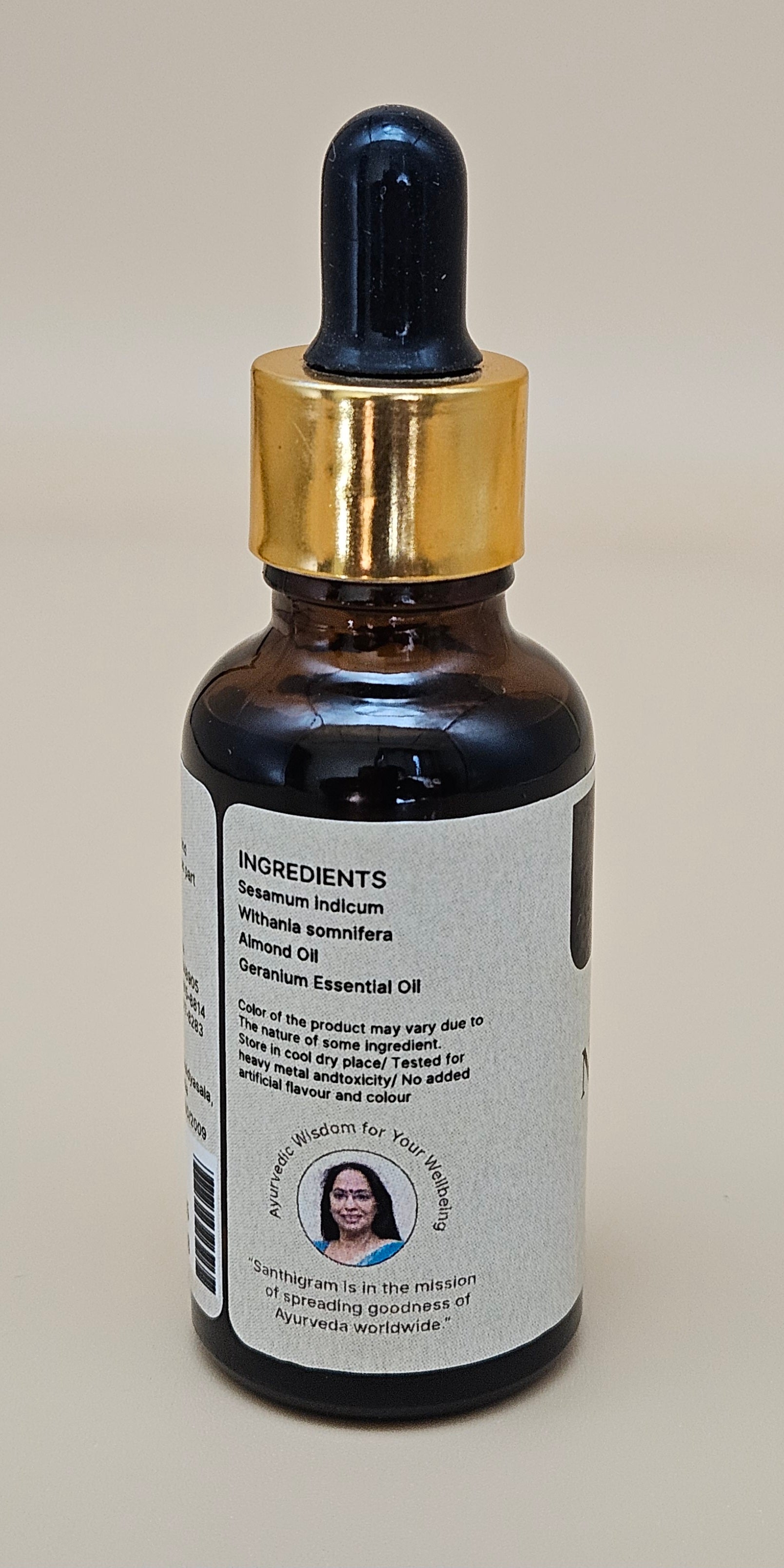 Nail Cares Cuticle Oil — Ashwagandha & Almond Oil | Santhigram Herbals, 30ml