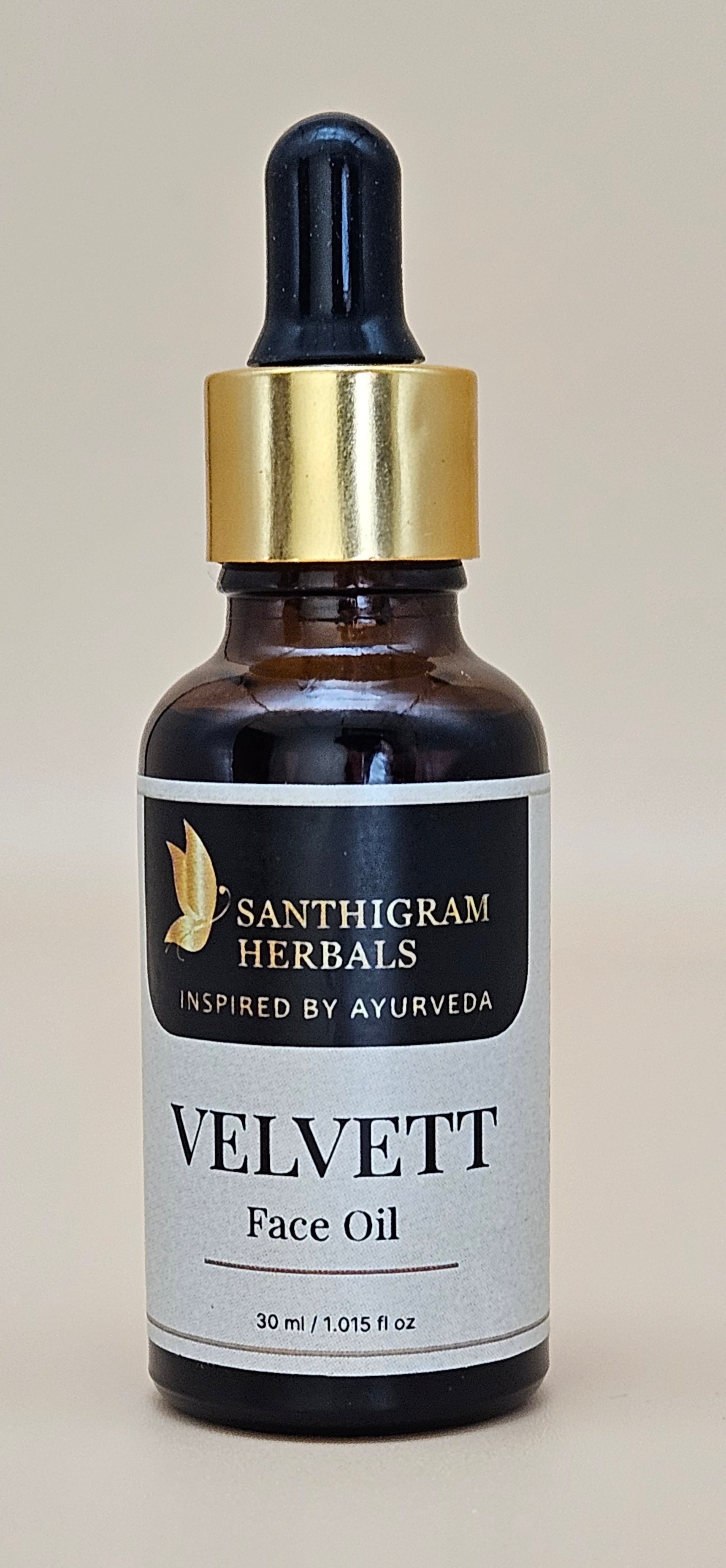 Velvett Face Oil — Vetiver, Manjistha & Licorice | Santhigram Herbals, 30ml