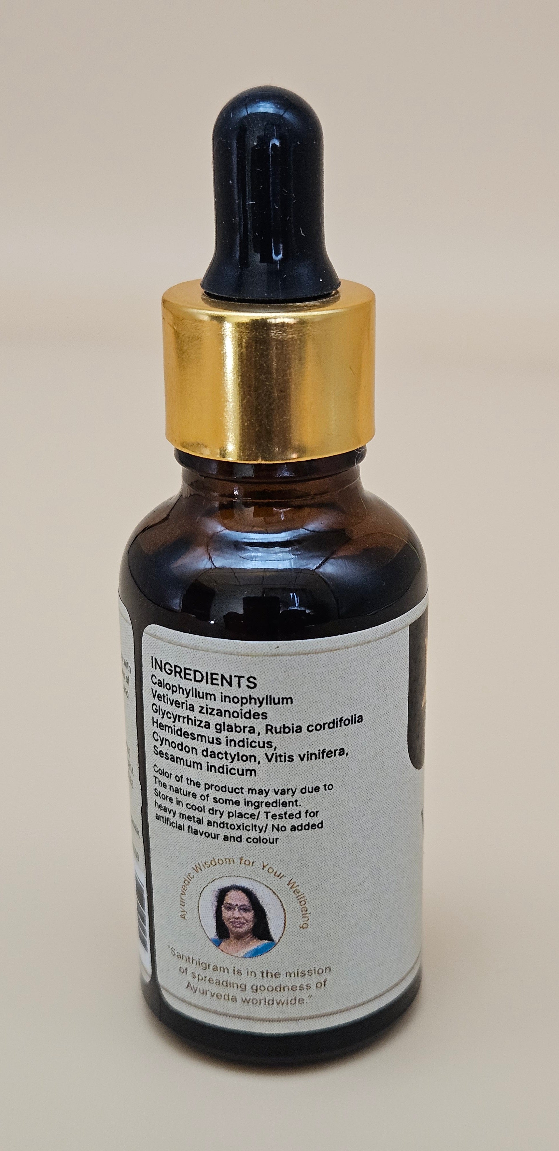 Velvett Face Oil — Vetiver, Manjistha & Licorice | Santhigram Herbals, 30ml