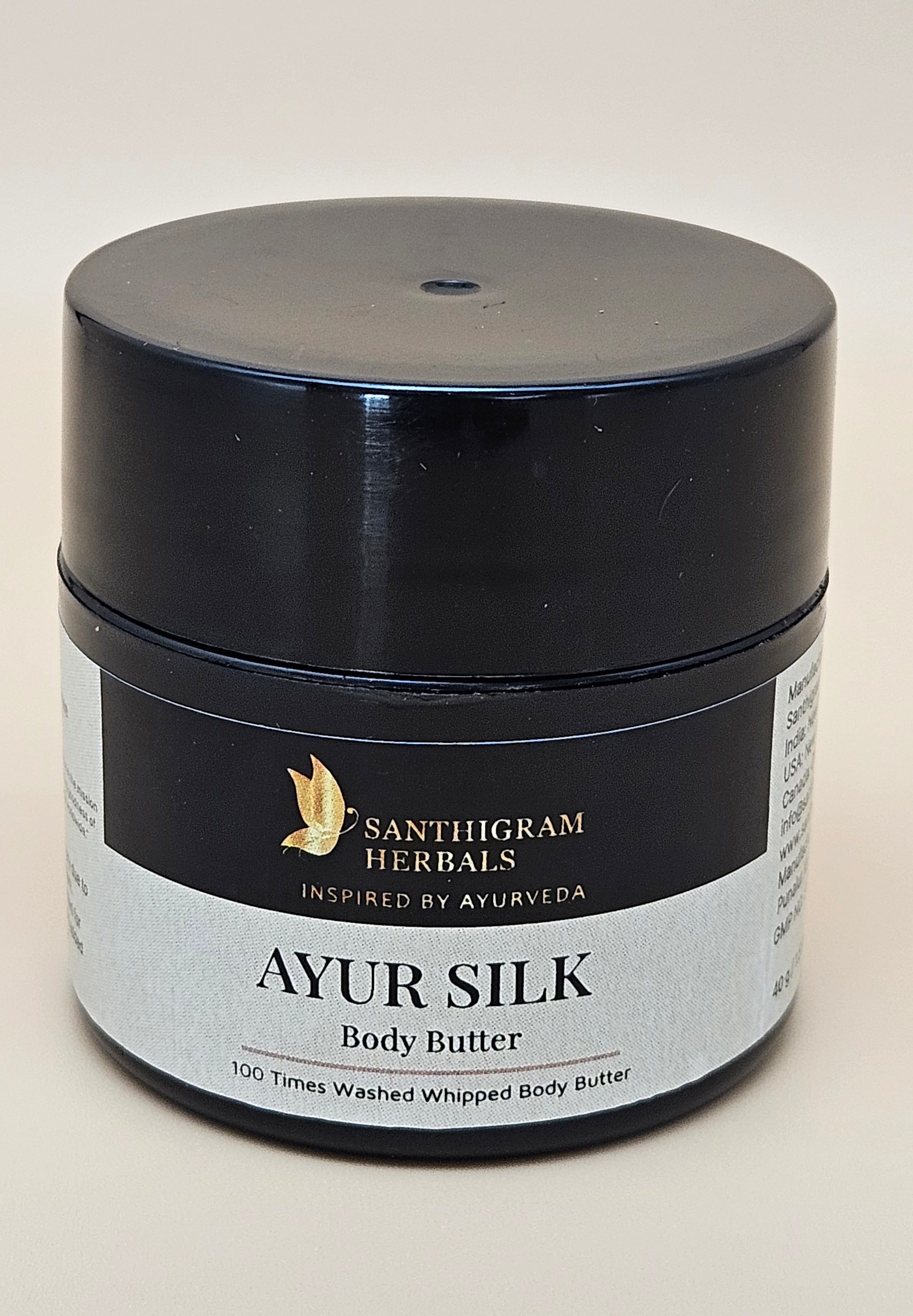 Ayur Silk Body Butter – 100 Times Washed Whipped Body Butter, 40g