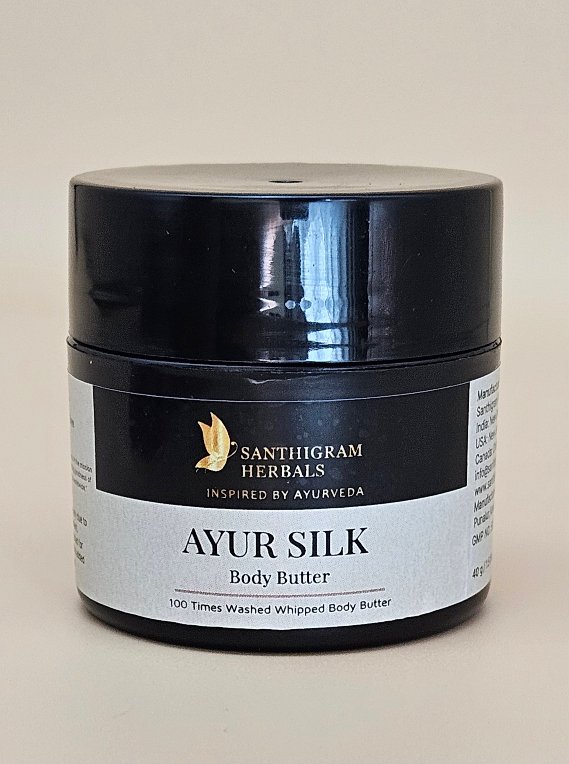 Ayur Silk Body Butter – 100 Times Washed Whipped Body Butter, 40g