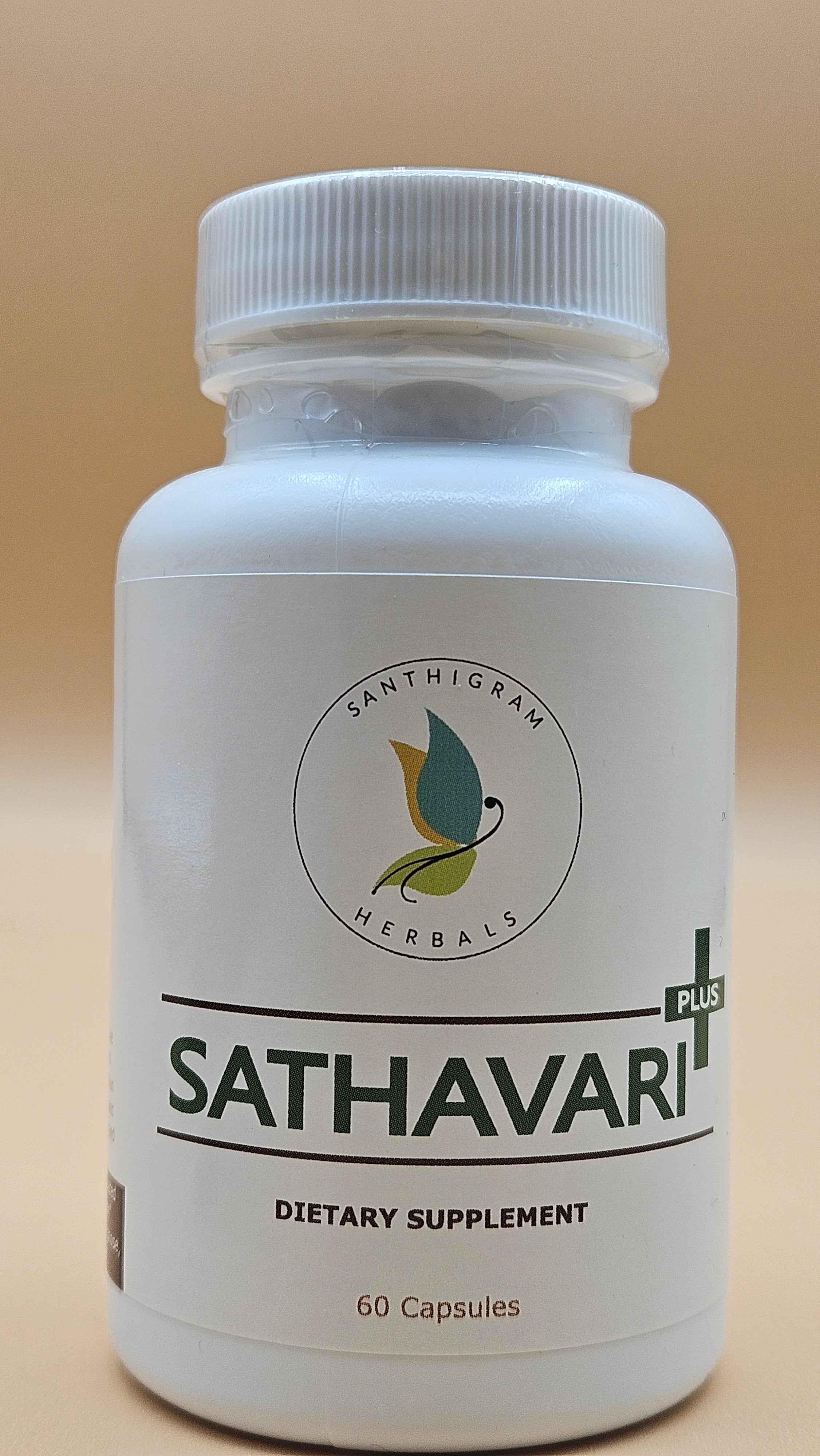 Sathavari+ — Shatavari, Ashwagandha & Guggul Extract | Santhigram Herbals, 60 Capsules