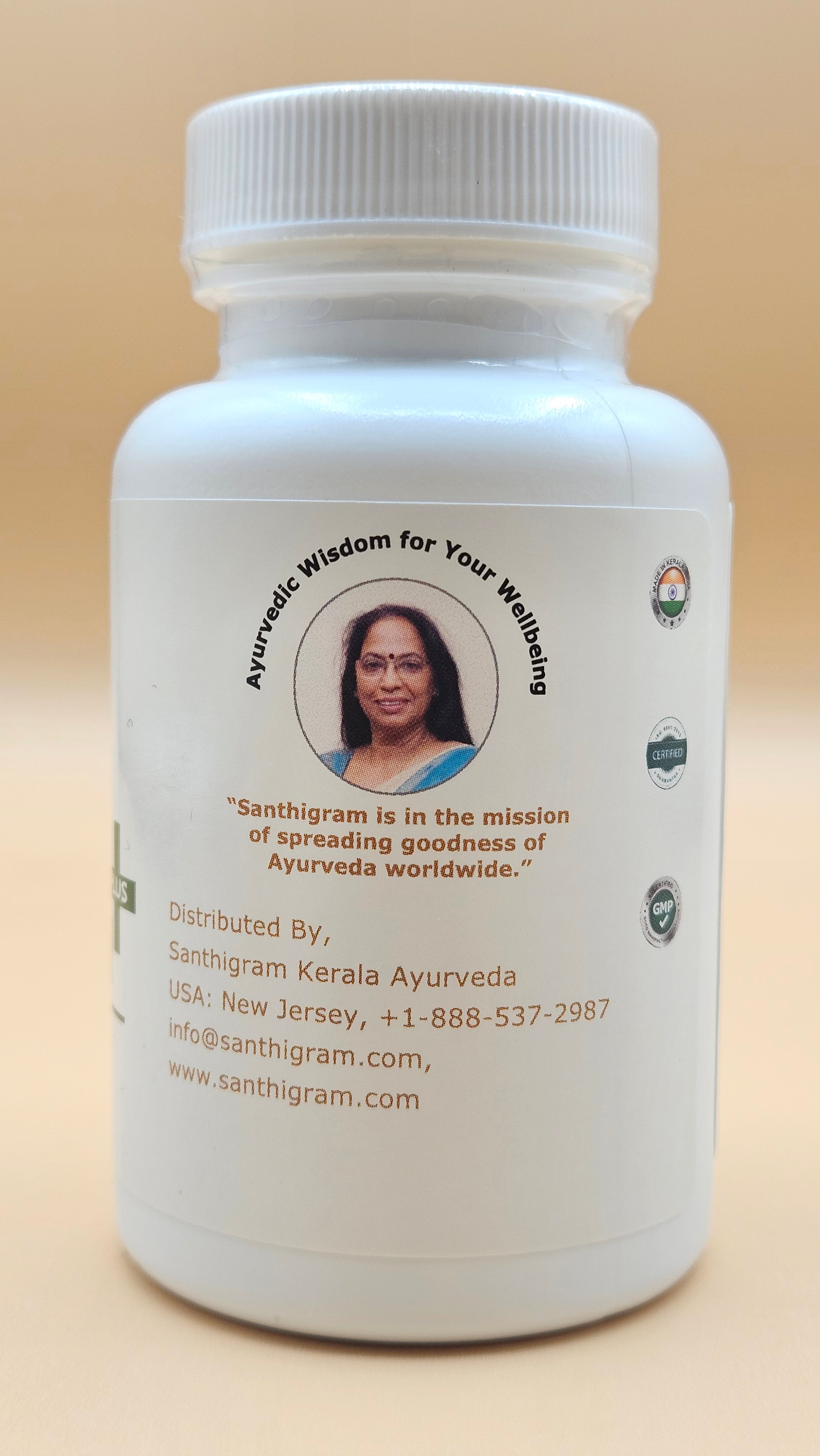 Sathavari+ — Shatavari, Ashwagandha & Guggul Extract | Santhigram Herbals, 60 Capsules