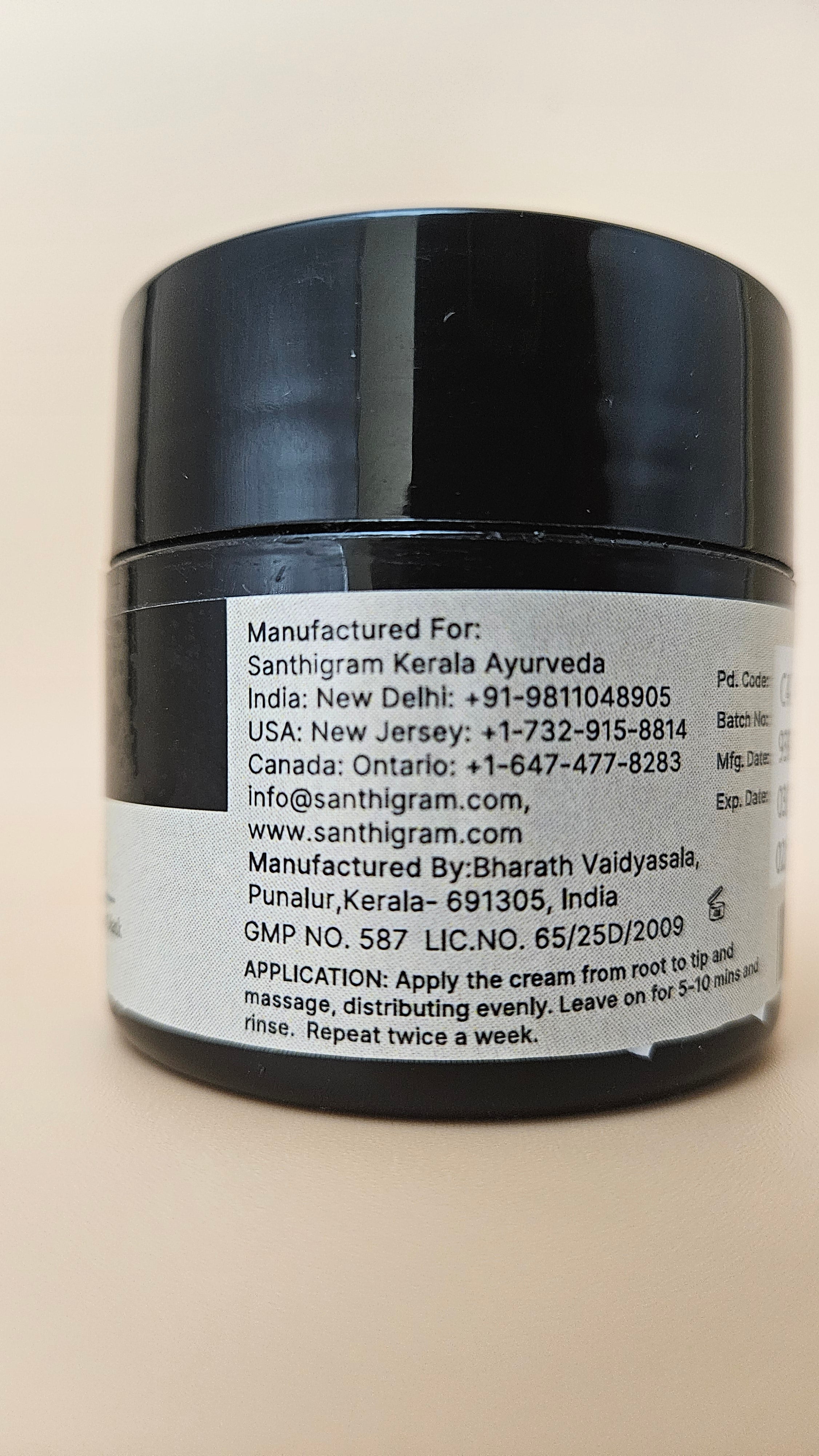 Hair Mask Ritual — 3-in-1 Mild Shampoo, Conditioner &amp; Hair Mask | Santhigram Herbals, 50g