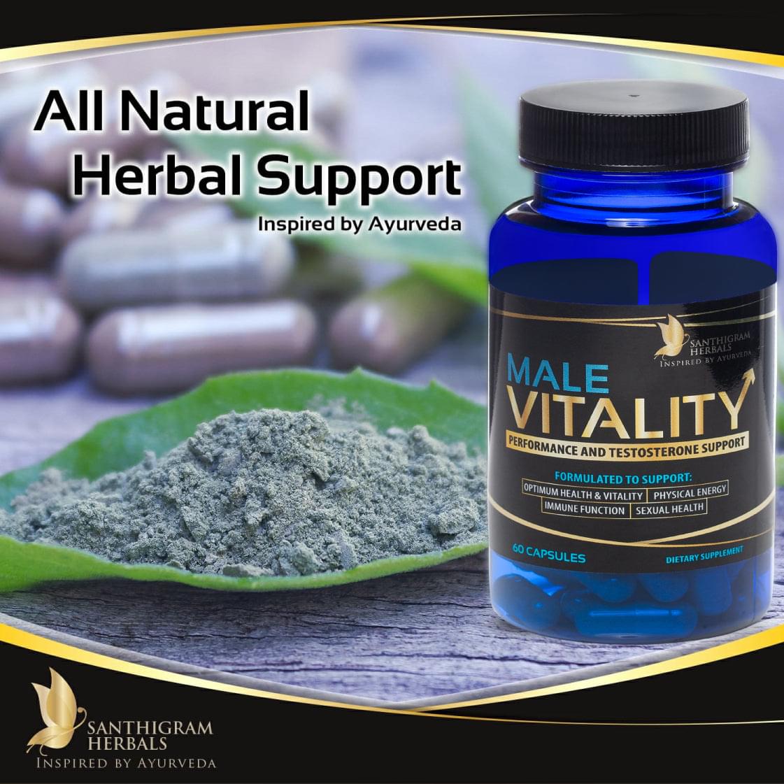 Male Vitality | Men's Natural Herbal Supplement Near Me – Santhigram