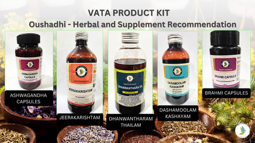 Vata Prakriti Balance Ayurvedic Wellness Kit