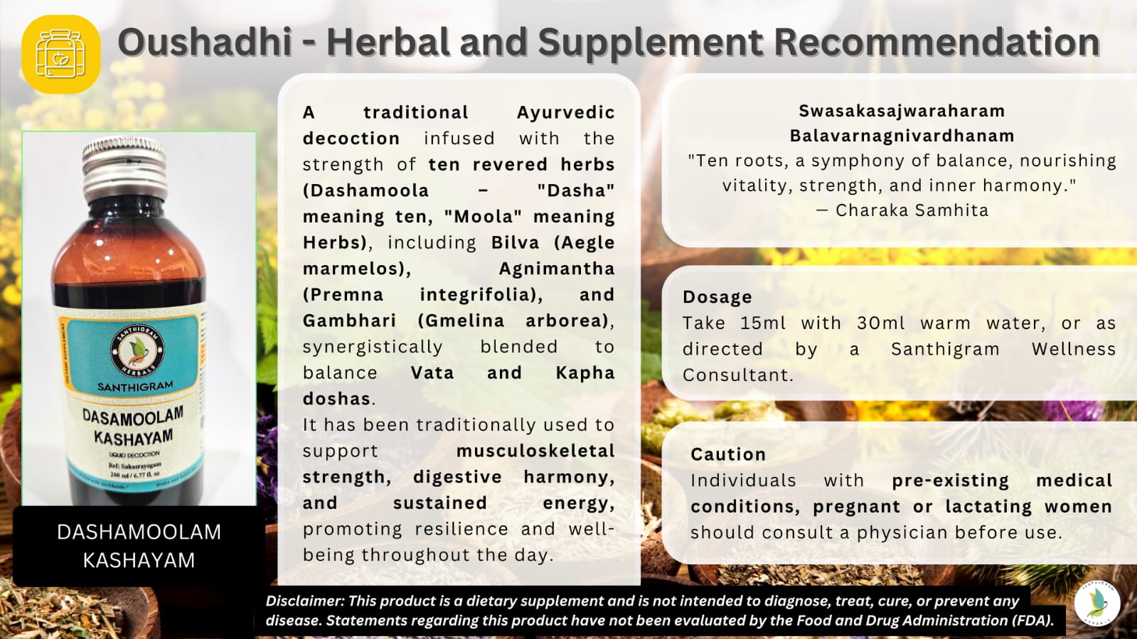 Vata Prakriti Balance Ayurvedic Wellness Kit