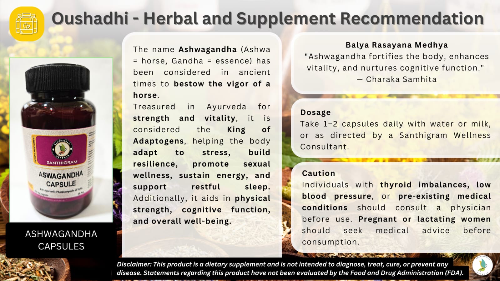 Vata Prakriti Balance Ayurvedic Wellness Kit