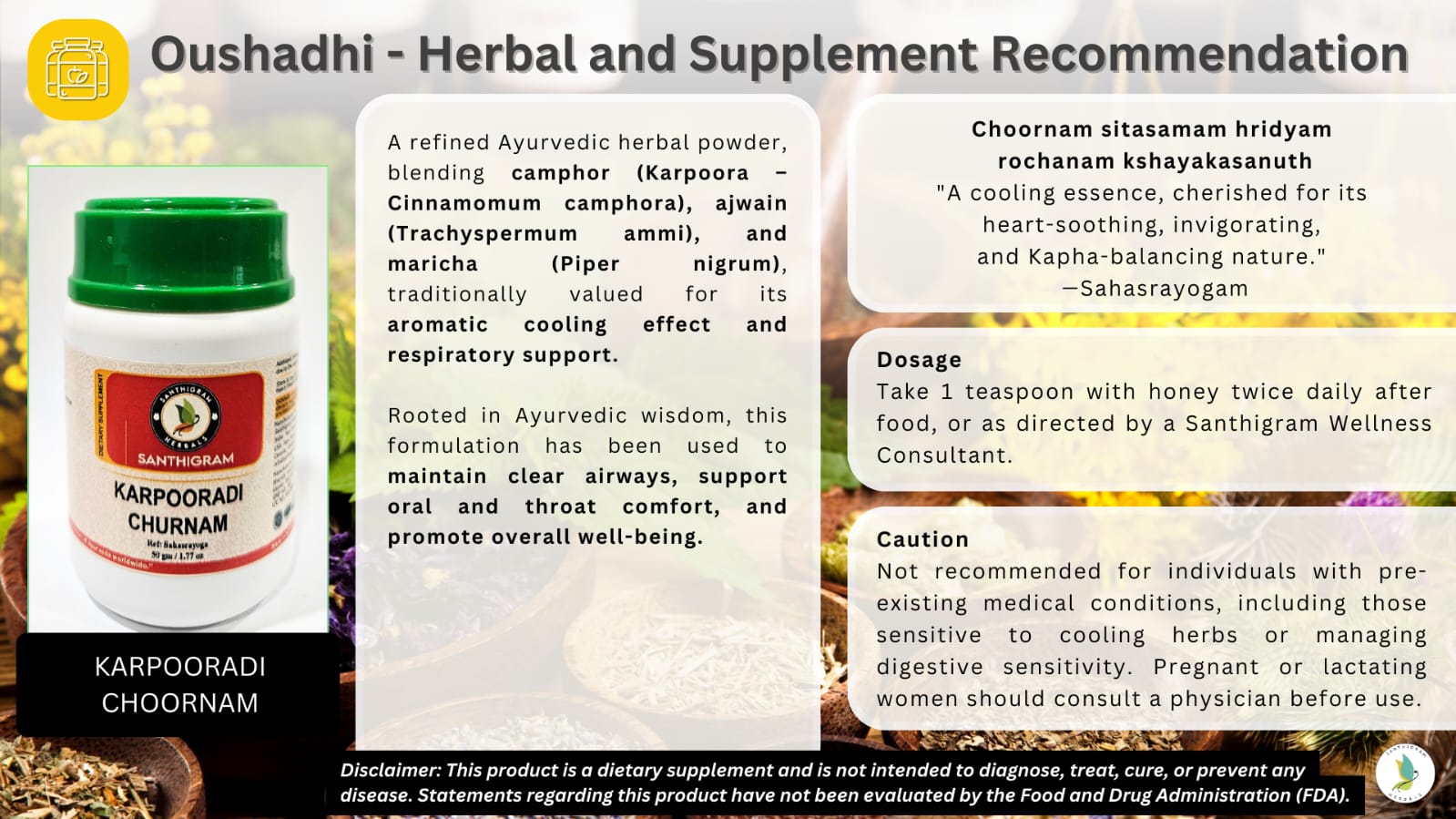 Kapha Prakriti Balance Ayurvedic Wellness Kit