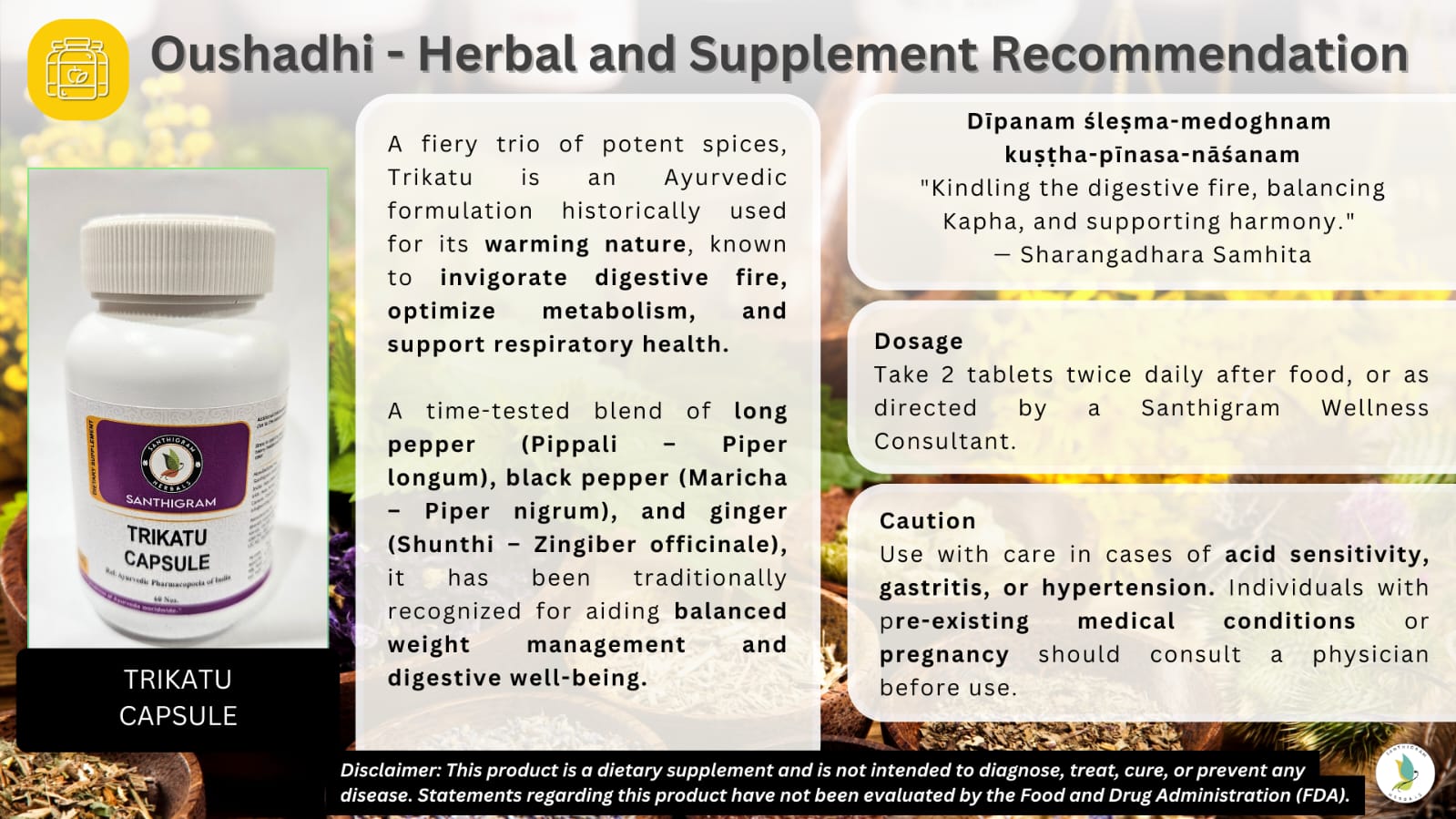 Kapha Prakriti Balance Ayurvedic Wellness Kit