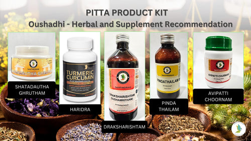 Pitta Prakriti Balance Ayurvedic Wellness Kit