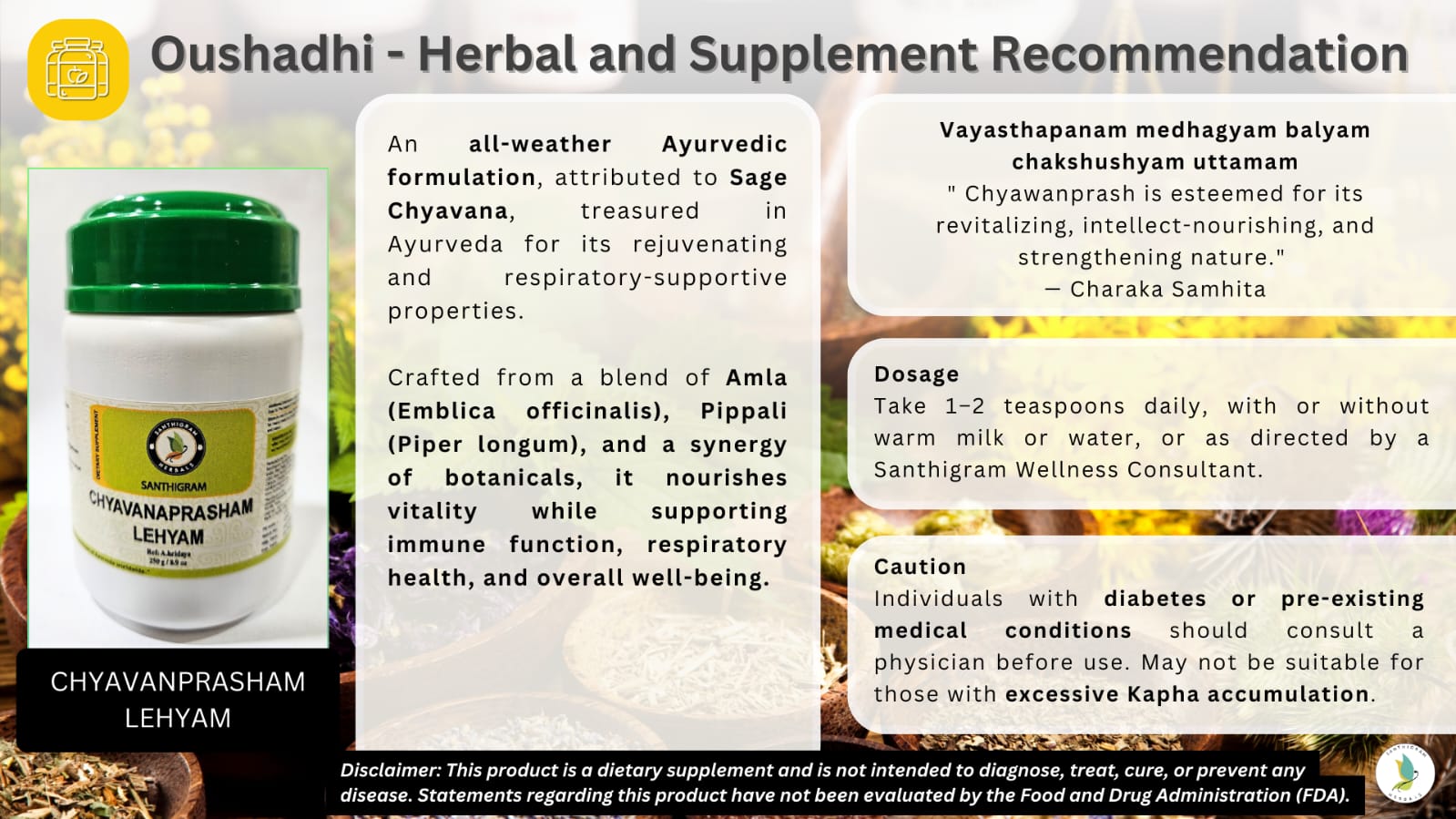 Vata-Kapha Prakriti Balance Ayurvedic Wellness Kit