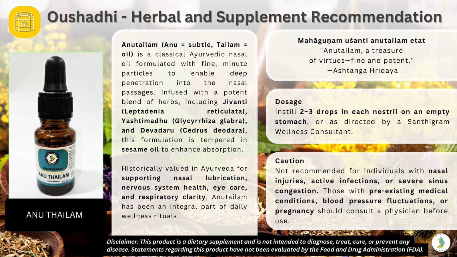 Vata-Kapha Prakriti Balance Ayurvedic Wellness Kit