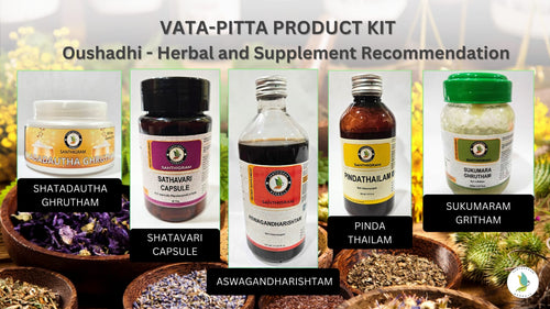 Vata-Pitta Prakriti Balance Ayurvedic Wellness Kit
